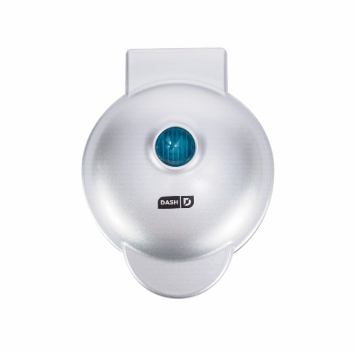 Dash Bow and Go Mini Snowflake Waffle Maker - Silver Perspective: front