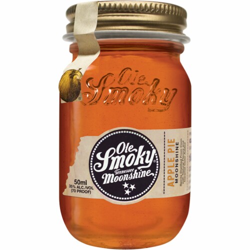 Ole Smoky Apple Pie Moonshine Tennessee Whiskey Perspective: front