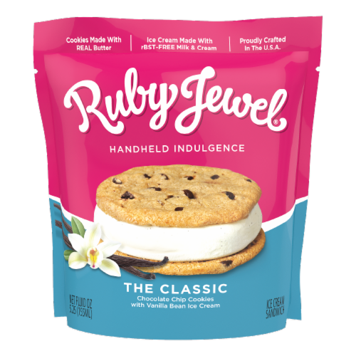 Ruby Jewel The Classic Ice Cream Sandwich - 10 Pack Perspective: front
