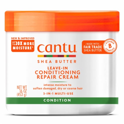 Cantu Shea Butter Leave-In Conditioning Repair Cream Perspective: front
