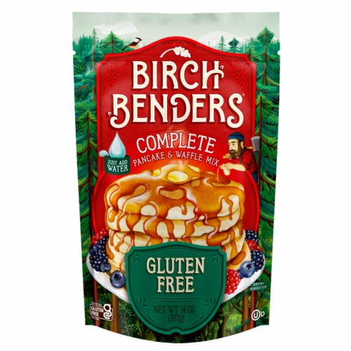 Gluten Free Pancake & Waffle Mix, 14oz Perspective: front