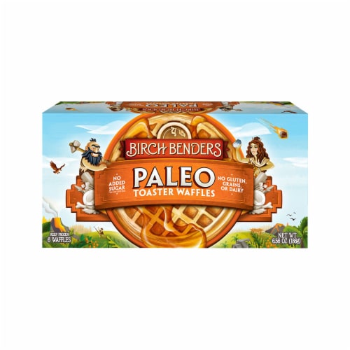 Birch Benders Paleo Toaster Waffles Perspective: front