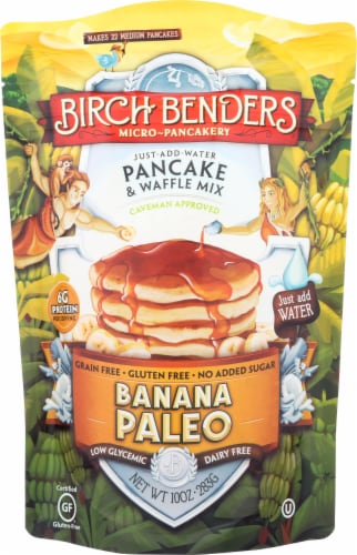 Birch Benders Banana Paleo Pancake & Waffle Mix Perspective: front