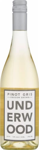 Underwood Cellars Pinot Gris Oregon White Wine Perspective: front