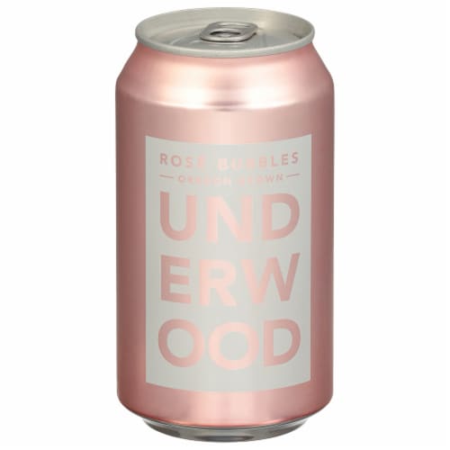 Underwood Rose Bubbles Wine Spritzer Single Can Perspective: front