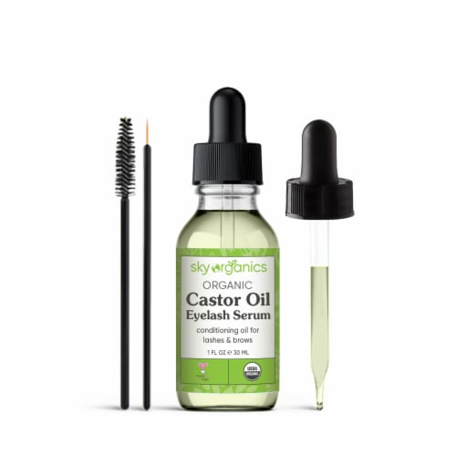 Sky Organics Castor Oil Eyelash Enhancer Serum 1 fl oz Harris Teeter