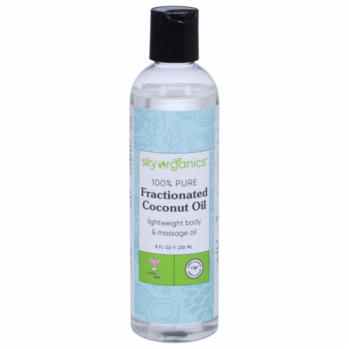Sky Organics™ Fractionated Coconut Oil Perspective: front