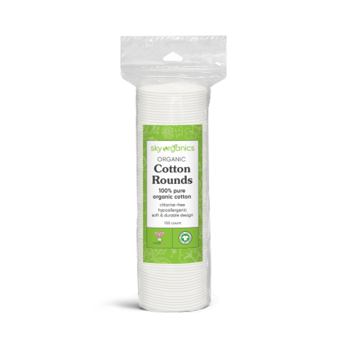 Sky Organics Cotton Rounds, 100 ct - City Market