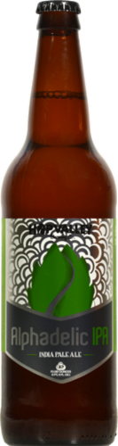 Hop Valley Brewing Co. Alphadelic Ipa Perspective: front