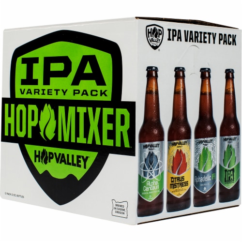 Hop Valley Hop Mixer Craft Beer Variety Pack Perspective: front