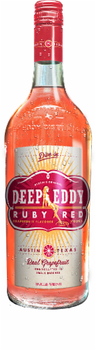 Deep Eddy Ruby Red Grapefruit Flavored Vodka Perspective: front