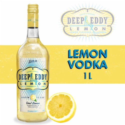 Deep Eddy Lemon Flavored Vodka Perspective: front