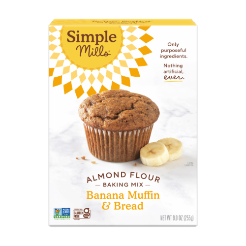 Simple Mills® Banana Muffin & Bread Almond Flour Mix Perspective: front