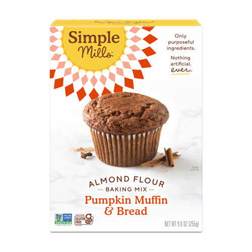 Simple Mills® Pumpkin Muffin & Bread Almond Flour Baking Mix Perspective: front