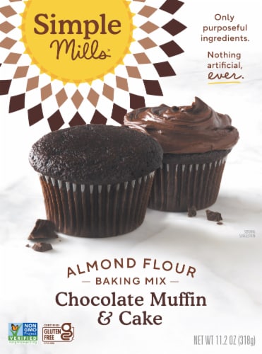Simple Mills Chocolate Muffin & Cake Almond Flour Mix Perspective: front