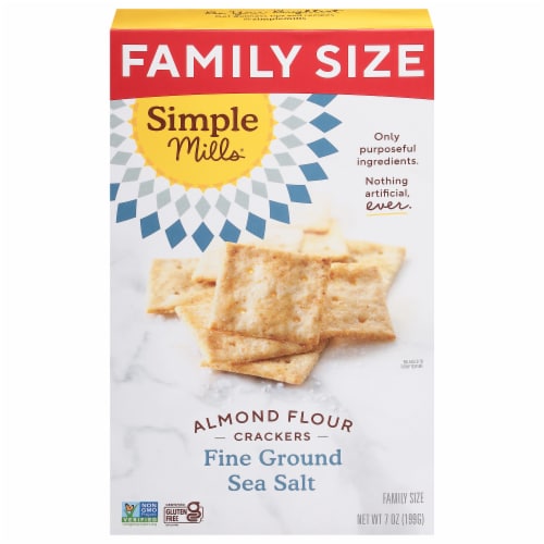 SimpleMills - Fine Ground Sea Salt Almond Flour Crackers