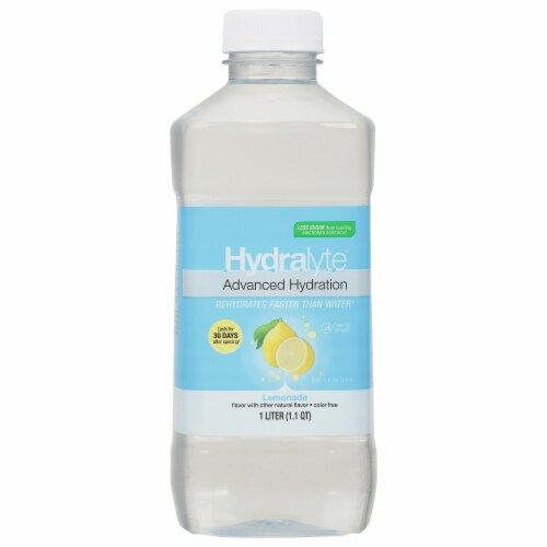 Hydralyte™ Lemonade Oral Electrolyte Solution Perspective: front
