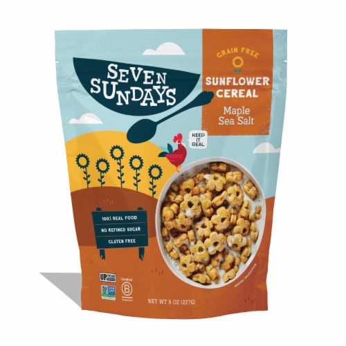 Seven Sundays Maple Sea Salt Sunflower Cereal Perspective: front