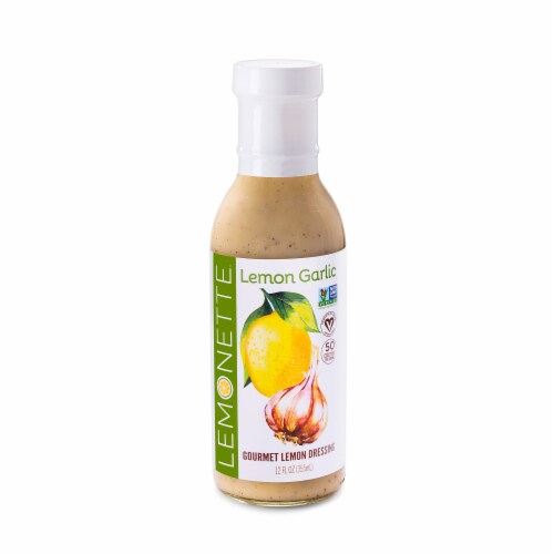Lemonette Lemon Garlic Gourmet Lemon Dressing Perspective: front