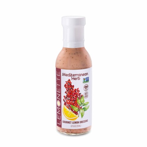 Lemonette Mediterranean Herb Gourmet Lemon Dressing Perspective: front