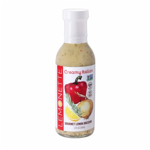 Lemonette Creamy Italian Gourmet Lemon Dressing Perspective: front