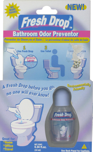Fresh Drop Bathroom Odor Preventor Perspective: front