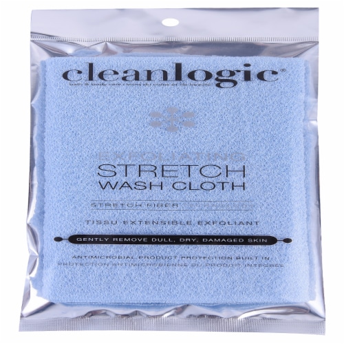 Cleanlogic® Exfoliating Stretch Wash Cloth Perspective: front