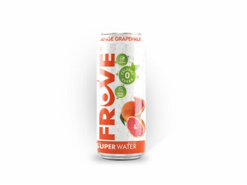 FrUve Coastal Citrus Orange Grapefruit Super Water Perspective: front