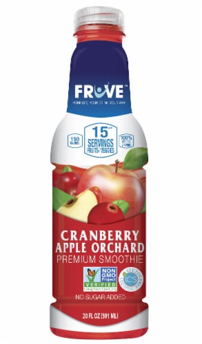 FrUve Cranberry Apple Super Juice Perspective: front