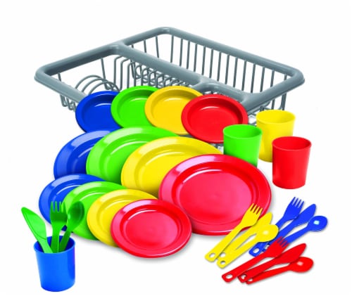 Kidzlane Kids and Toddler Dishes Kids Play Kitchen Accessories Set BPA Free 1 Mariano s