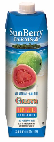 Sunberry Farms 100% Guava Juice Perspective: front