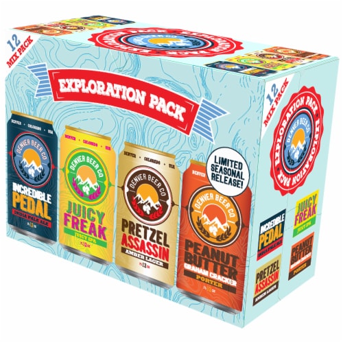 Denver Beer Co. Assorted Beer Exploration Pack Perspective: front
