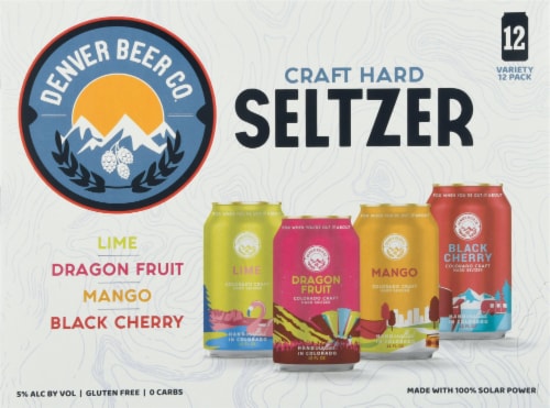 Denver Beer Co. Seltzer Hard Seltzer Variety Pack Perspective: front