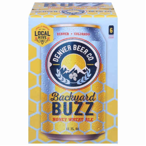 Denver Beer Co. Backyard Buzz Honey Wheat Ale Perspective: front