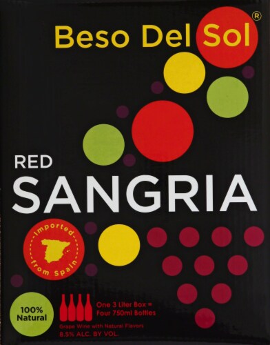 Beso Del Sol® Red Sangria Red Wine Perspective: front