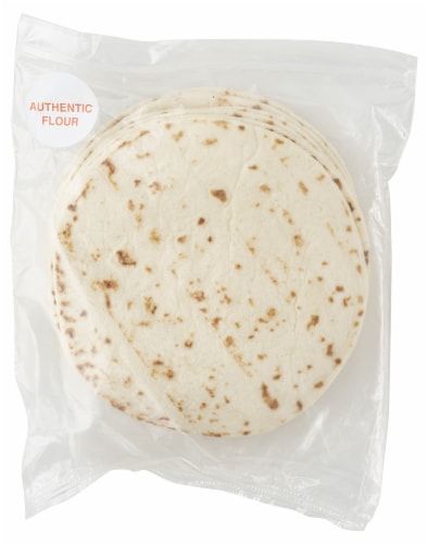 La Superior White Flour Tortilla Perspective: front
