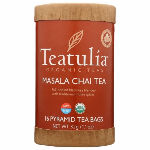 Teatulia - Tea Masala Chai - Case of 6 - 16 CT Perspective: front