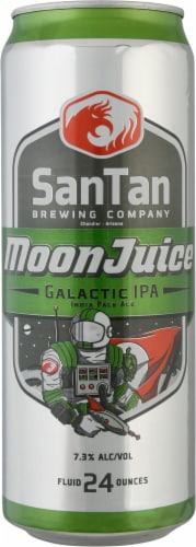 SanTan Brewing Co. Moon Juice Galactic IPA Beer Single Can Perspective: front