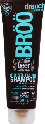 Broo Craft Beer Moisturizing Shampoo Perspective: front
