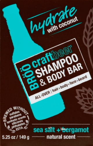 BROO Hydrating Solid Bar Soap Perspective: front
