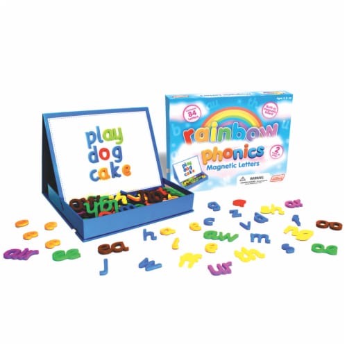 Junior Learning® Rainbow Phonics Magnetic Letters Perspective: front