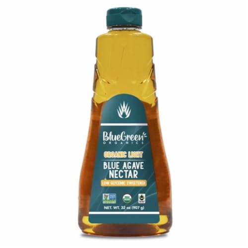 Blue Green Organics Organic Light Blue Agave Nectar Perspective: front