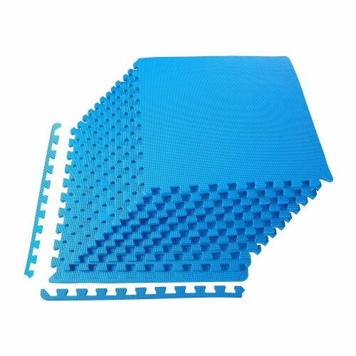 BalanceFrom Fitness 48 Sq Ft Interlocking EVA Foam Exercise Mat