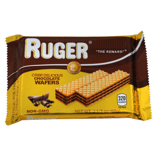 Ruger Australian Chocolate Wafers Perspective: front