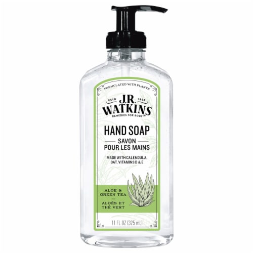 J.R. Watkins™ Aloe & Green Tea Liquid Hand Soap Perspective: front