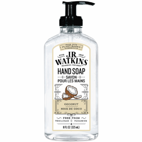 J.R. Watkins Coconut Liquid Hand Soap Perspective: front