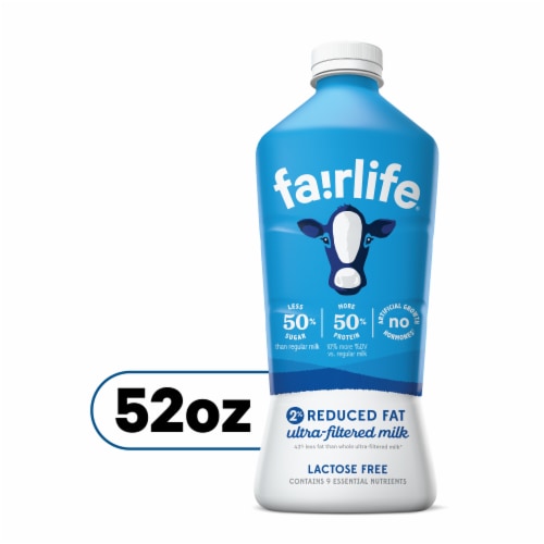 fairlife 2% Reduced Fat Lactose Free & High-Protein Ultra-Filtered Milk