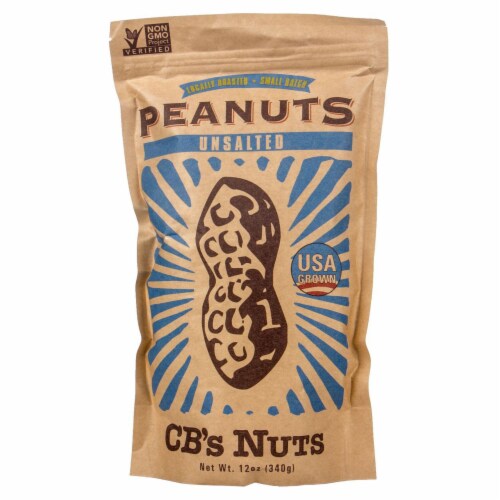 CB's Nuts Unsalted Roasted Peanuts Perspective: front