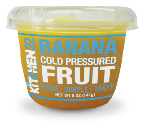 Kitchen 22 Cold Pressed Banana Fruit Cup Perspective: front