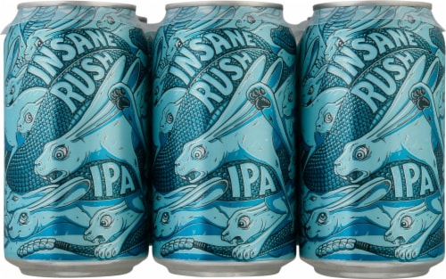 Bootstrap Brewing Insane Rush IPA Beer Perspective: front